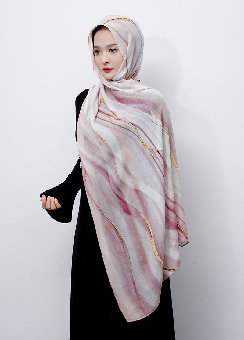 Bandana in cotone modal, accessorio moda quotidiano morbido, leggero e traspirante per l'autunno