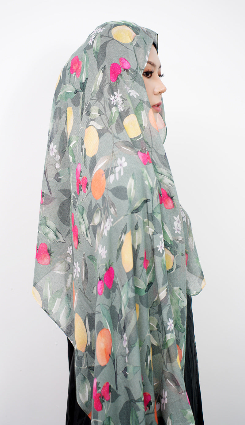 OLIVA Marbled Print Hijab