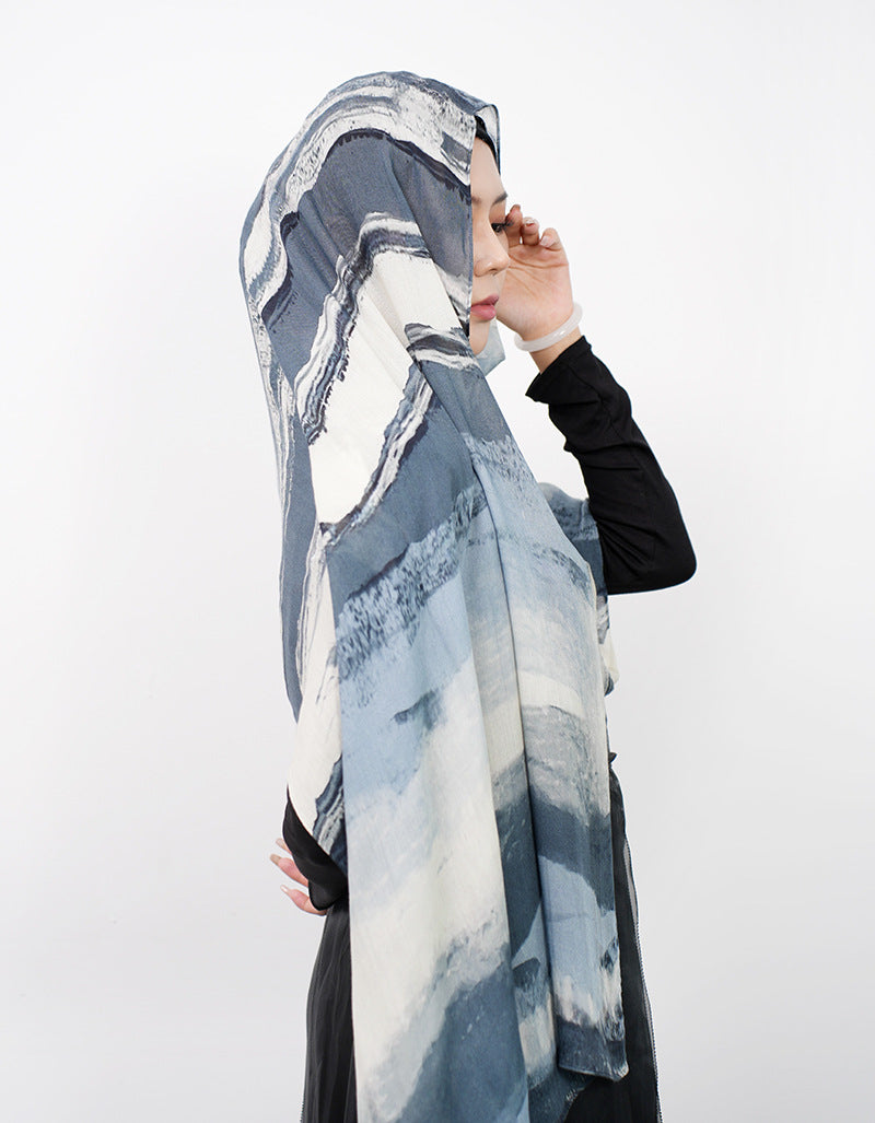 Bandana in cotone modal, accessorio moda quotidiano morbido, leggero e traspirante per l'autunno