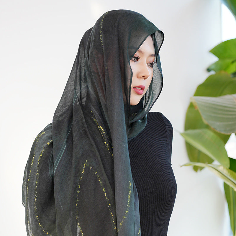 OLIVA Marbled Print Hijab
