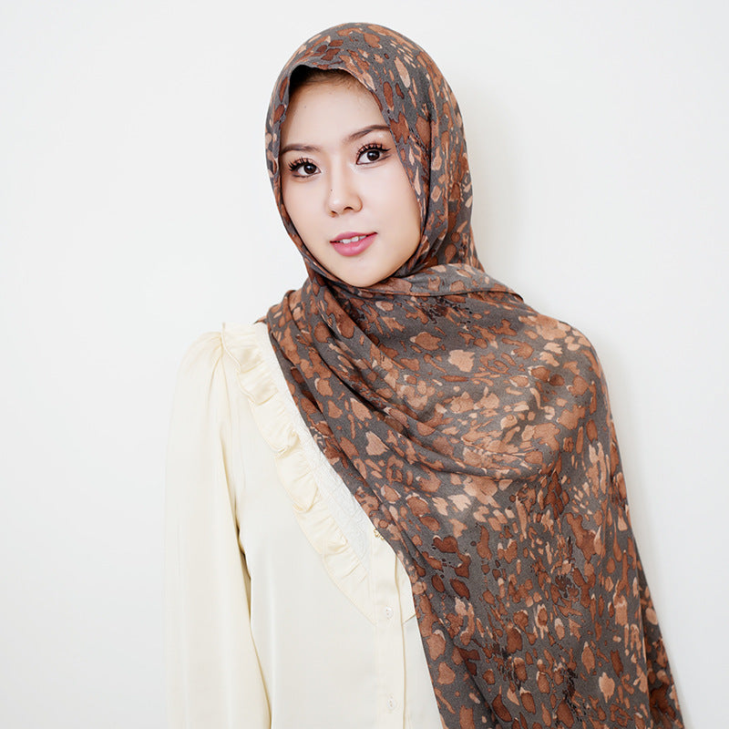 OLIVA Marbled Print Hijab