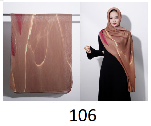 OLIVA Marbled Print Hijab