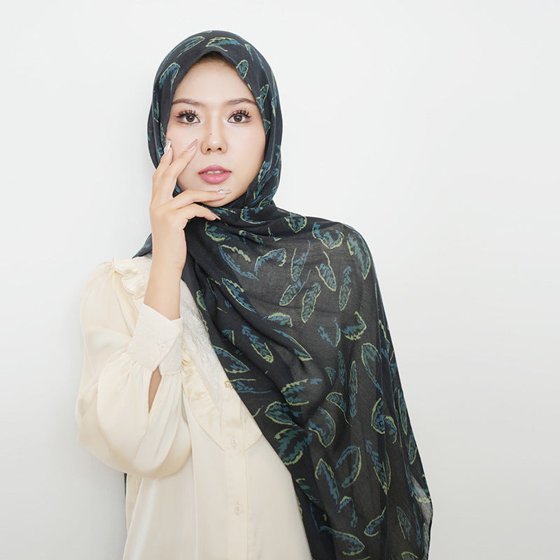 Bandana in cotone modal, accessorio moda quotidiano morbido, leggero e traspirante per l'autunno