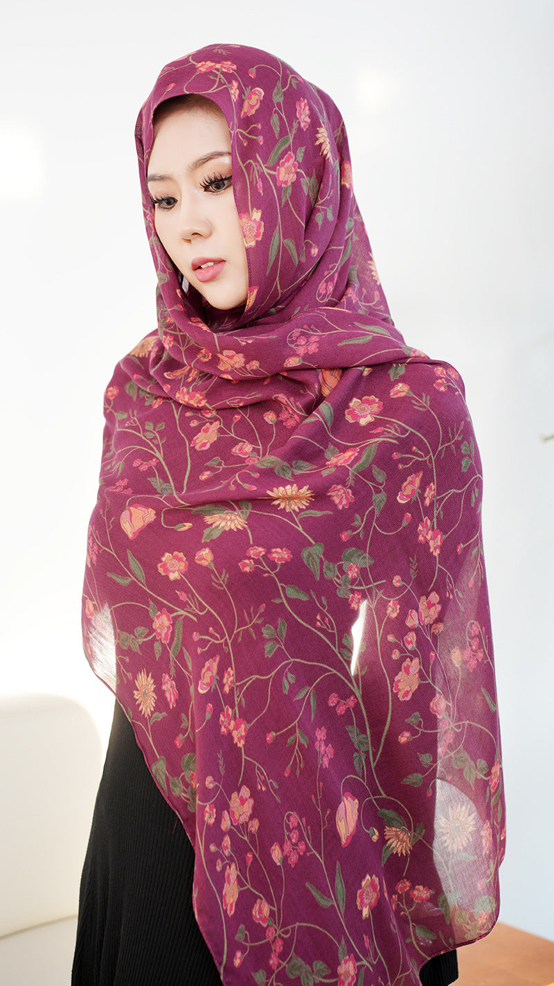 Bandana in cotone modal, accessorio moda quotidiano morbido, leggero e traspirante per l'autunno