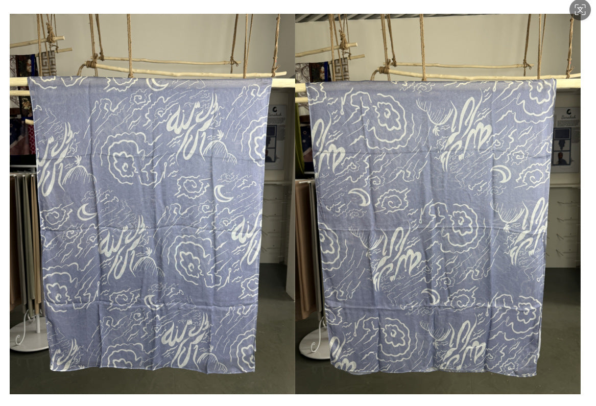 OLIVA Marbled Print Hijab