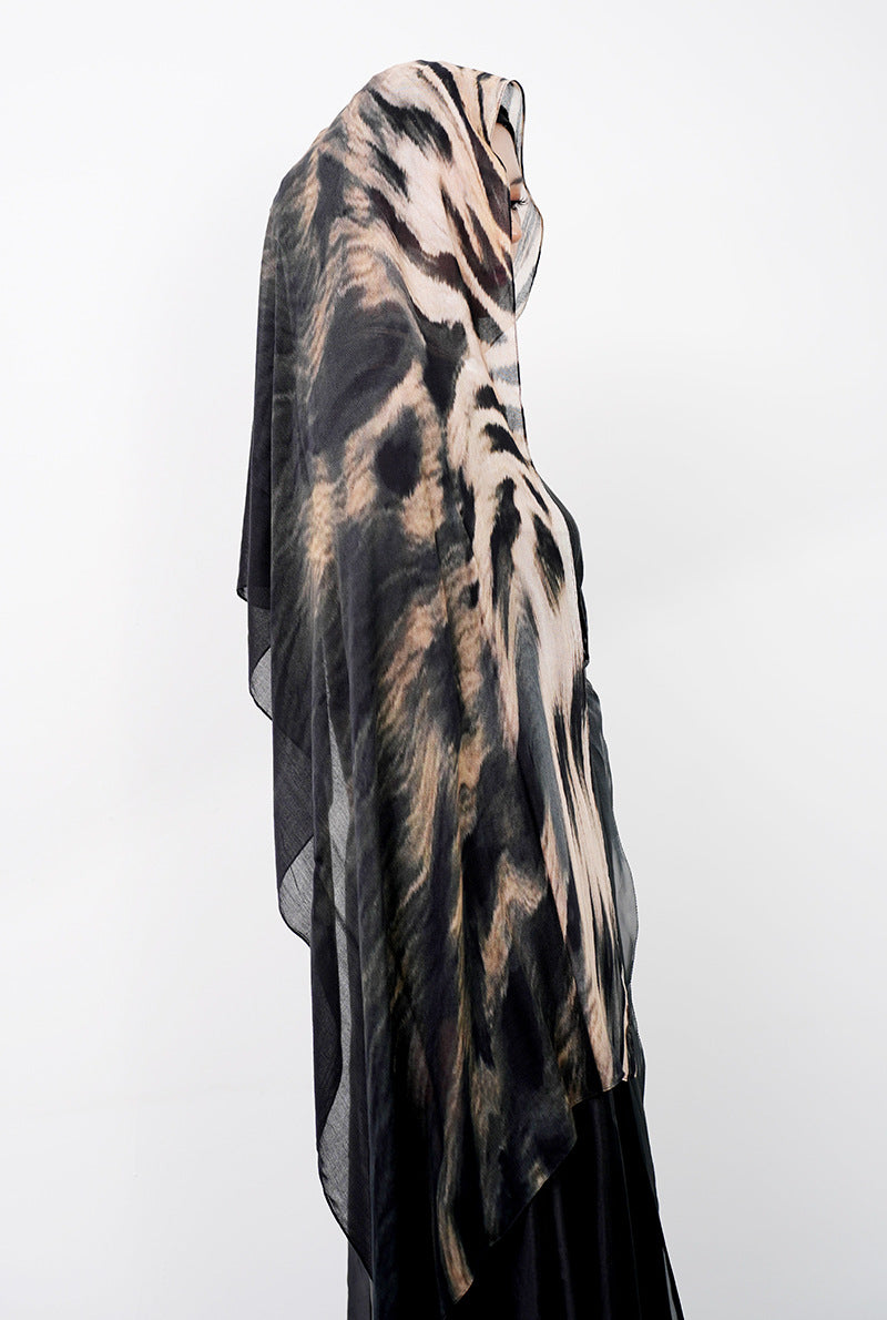 OLIVA Marbled Print Hijab