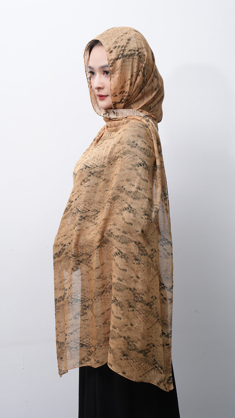 Bandana in cotone modal, accessorio moda quotidiano morbido, leggero e traspirante per l'autunno