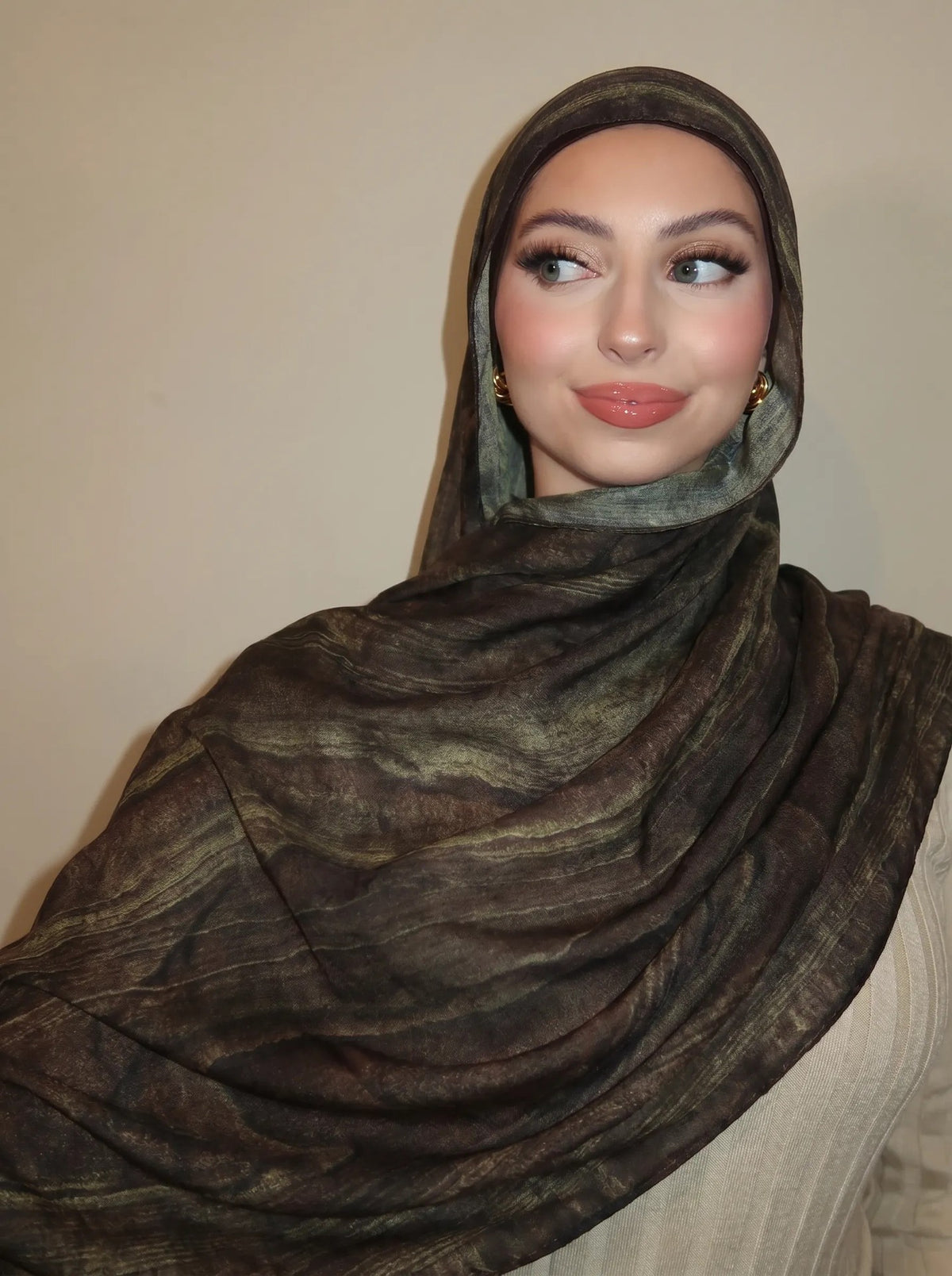 OLIVA Mosaic Print Scarf
