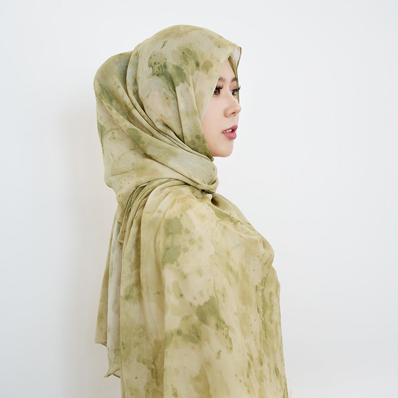 OLIVA Marbled Print Hijab