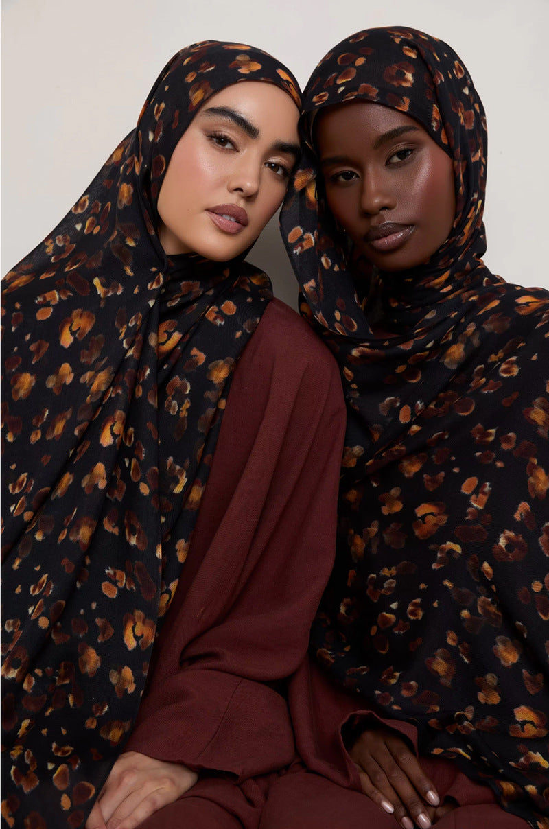 OLIVA Marbled Print Hijab