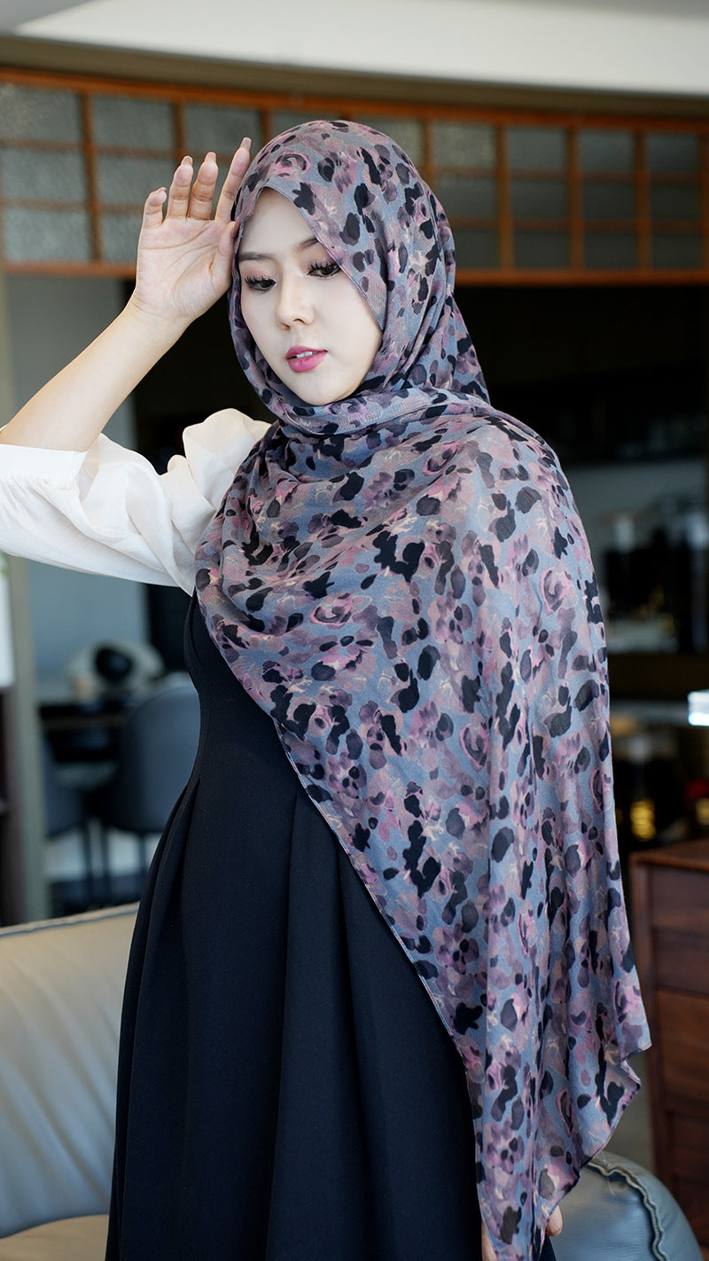 OLIVA Marbled Print Hijab