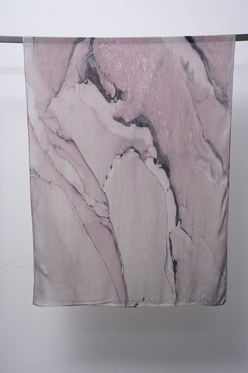OLIVA Marbled Print Hijab