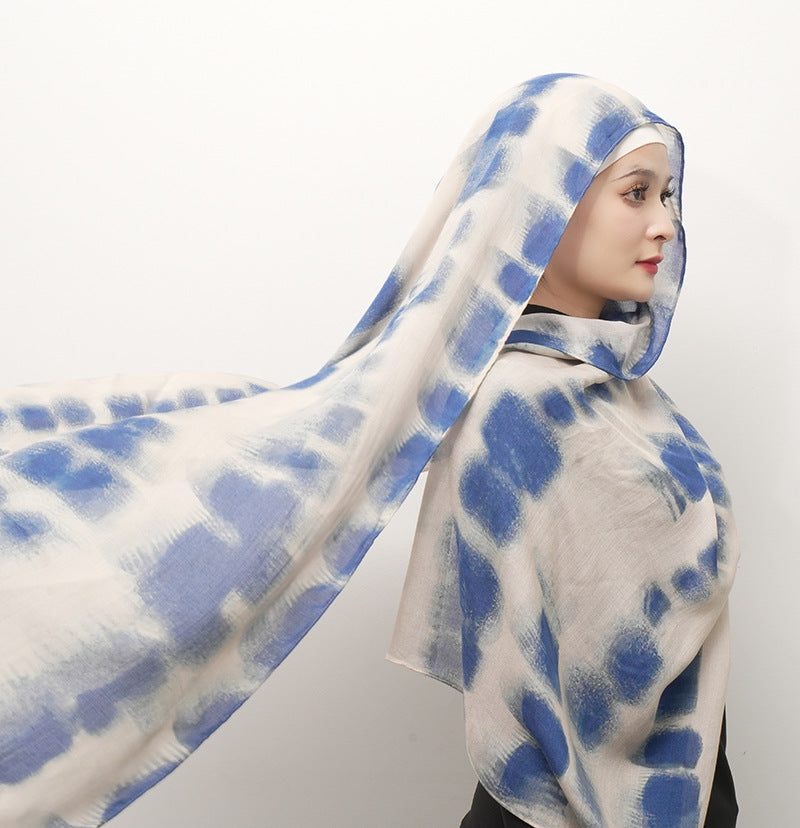 OLIVA Marbled Print Hijab