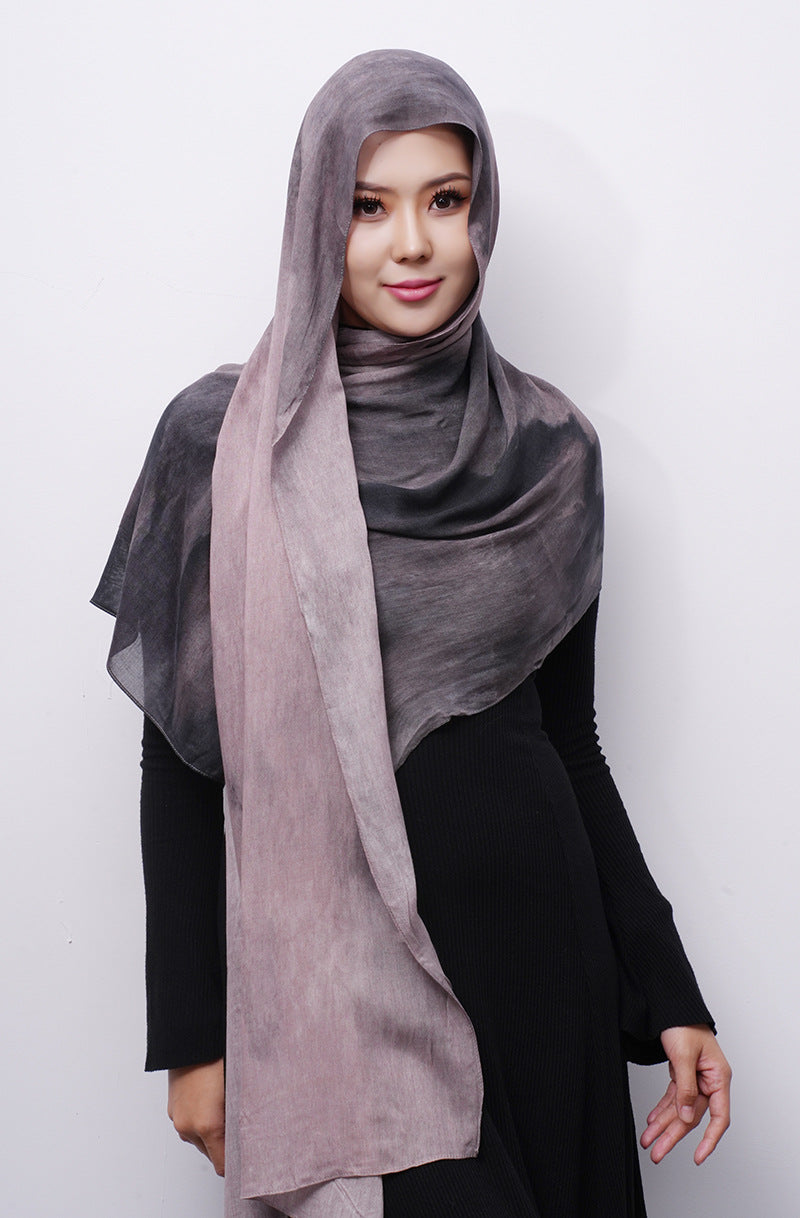 OLIVA Marbled Print Hijab