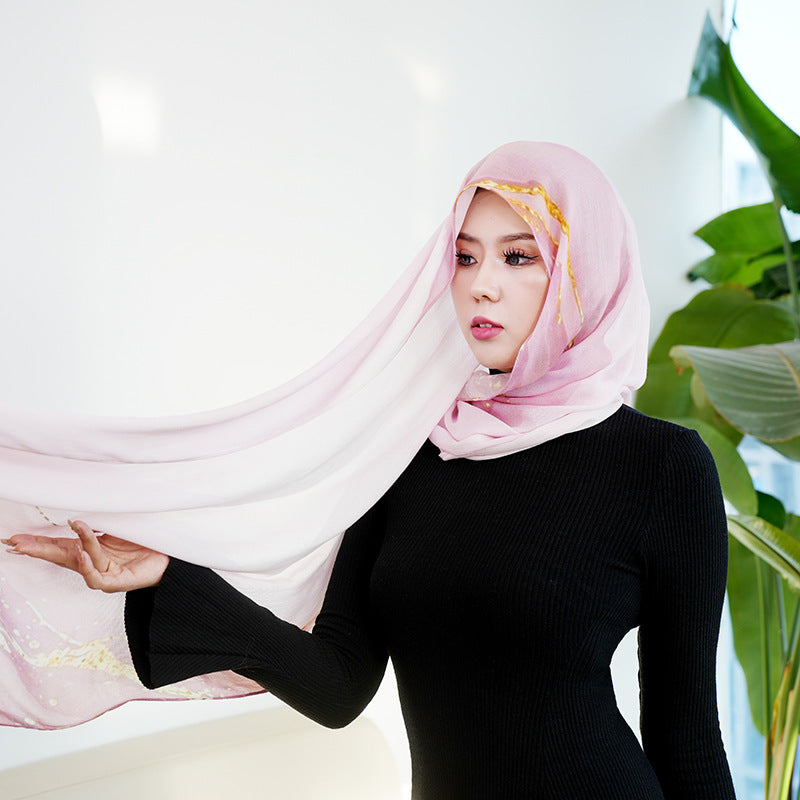 OLIVA Marbled Print Hijab