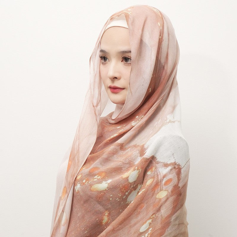 Bandana in cotone modal, accessorio moda quotidiano morbido, leggero e traspirante per l'autunno